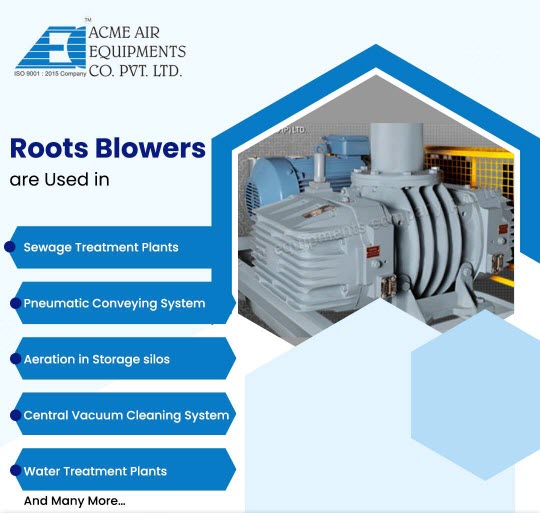 Roots Blowers Usage