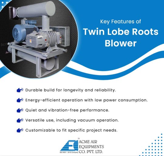 Features of Twin Lobe Roots Blower